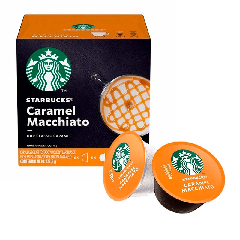 Cápsulas Starbucks Caramel Macchiato para Nescafé Dolce Gusto