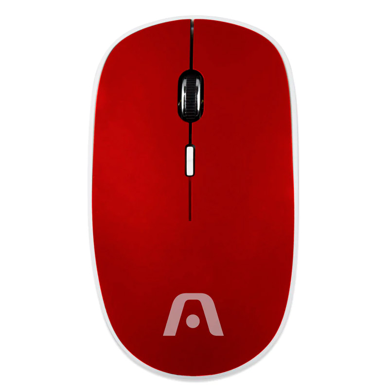 Mouse Inalámbrico Argom MS31 Óptico 1600DPI Rojo