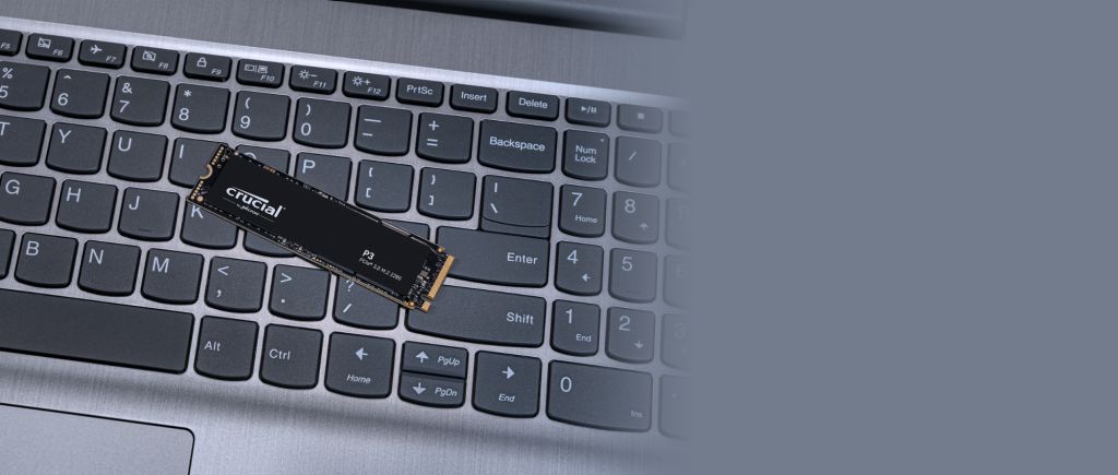 Crucial P3 4TB PCIe M.2 2280 SSD- view 1