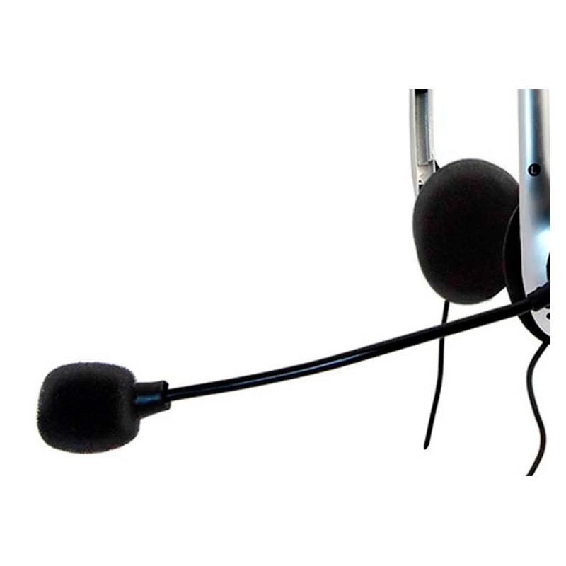 Audifonos Argom 3.5mm tipo Headset conector con Micrófono Negros