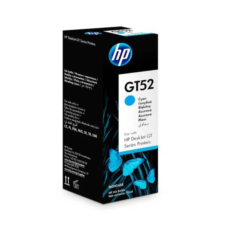 Botella de Tinta HP GT52 Cian 70ml