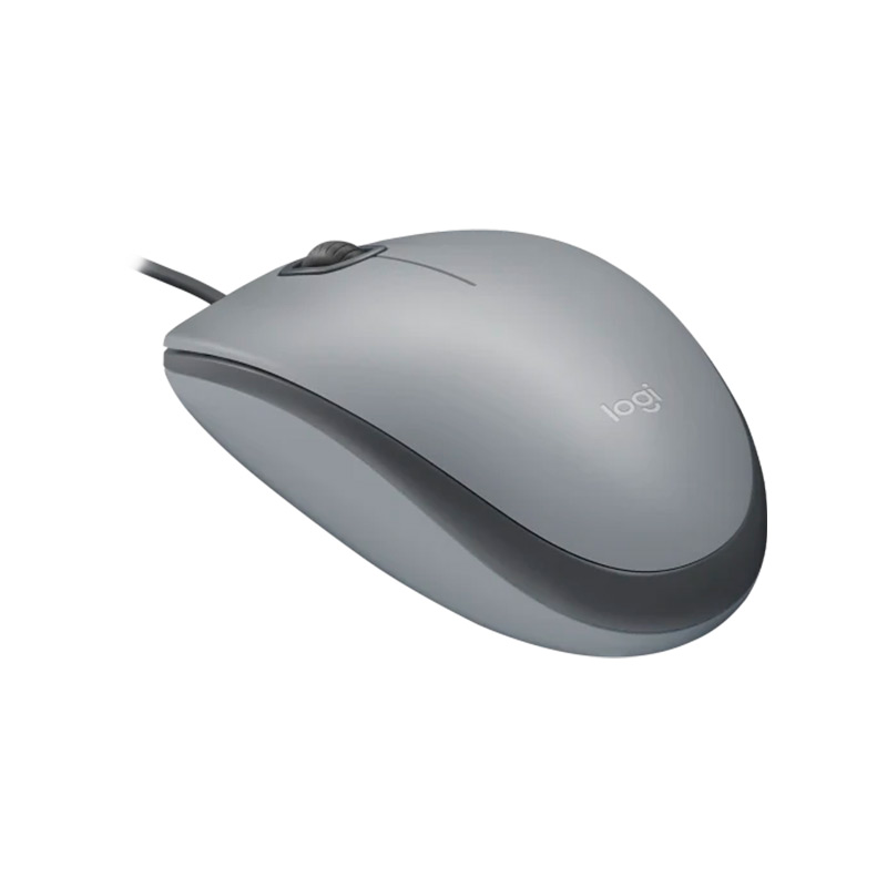 Mouse Alámbrico Logitech M110 Silent Gris