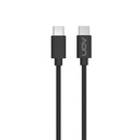 Cable USB-C a USB-C AON AO-CB-5017 2 Metro Negro 5Gbps 100W