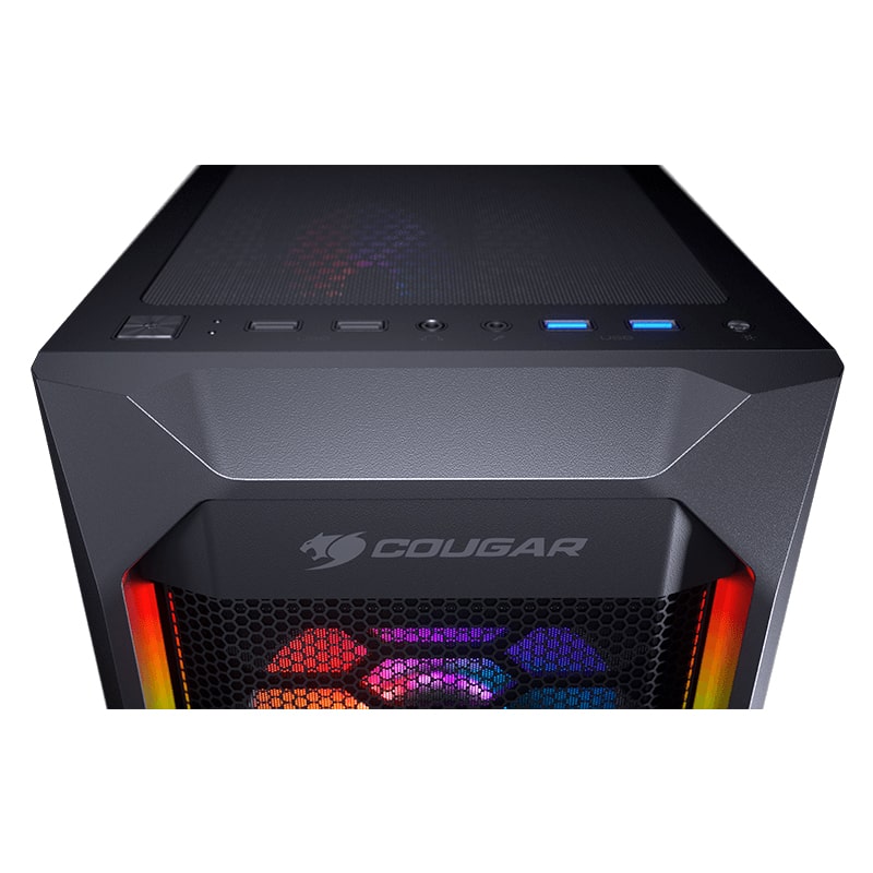 Case Gaming Cougar MX410 Mesh-G RGB Micro-ATX (Sin Fuente)