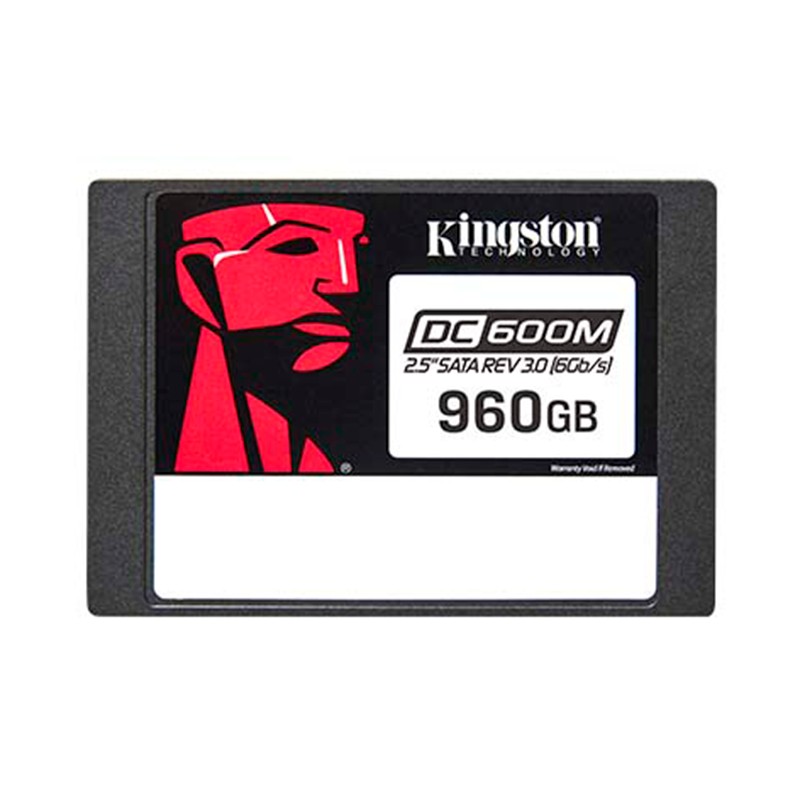 Unidad SSD 2.5" 960GB Kingston DC600M  Enterprise Uso Mixto 560MBs/470MBs Datacenter SATA III 6Gbps