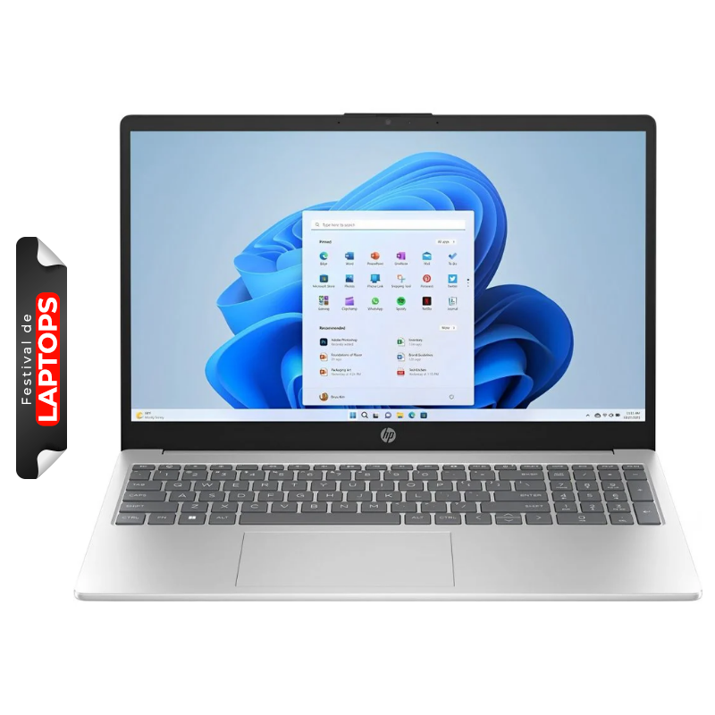 Laptop HP 15-FD0012NR 15.6" I5-1334U 8GB RAM 512GB SSD Gris W11 Home Teclado Ingles