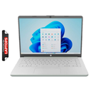 Laptop HP 14-DQ6013DX 14" Celeron N150 4GB RAM 128GB UFS Verde W11 Home Teclado Ingles