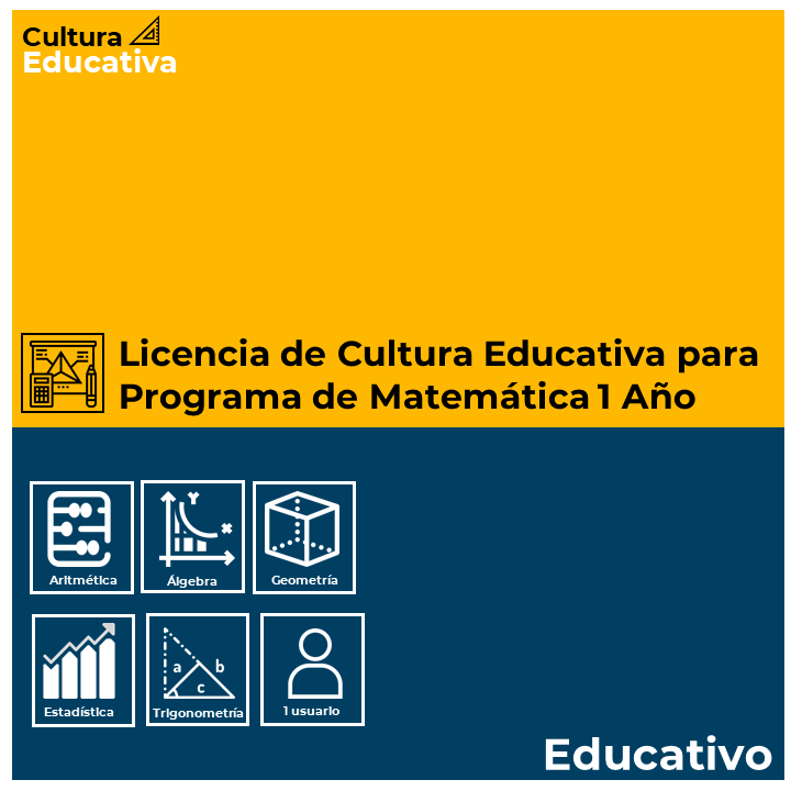 Licencia Cultura Educativa de Programa Propedéutico de Matemática 1 Año