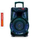 Bocina Dolphin SP-17RBT Trolley 12" Bluetooth con Micrófono 80 RMS Negro