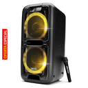 Bocina Dolphin SP-2100RBT Party Speaker Dual 10” Bluetooth 3400W Negro